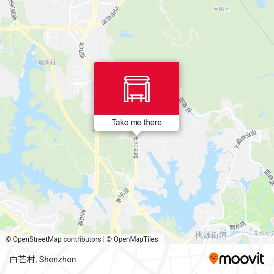 白芒村 map