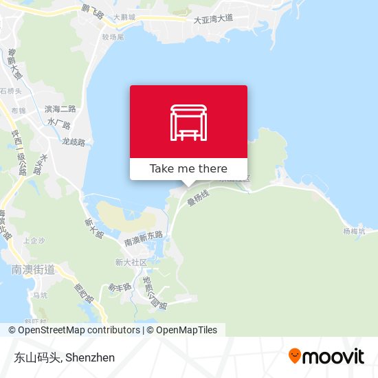 东山码头 map