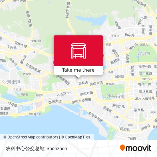 农科中心公交总站 map
