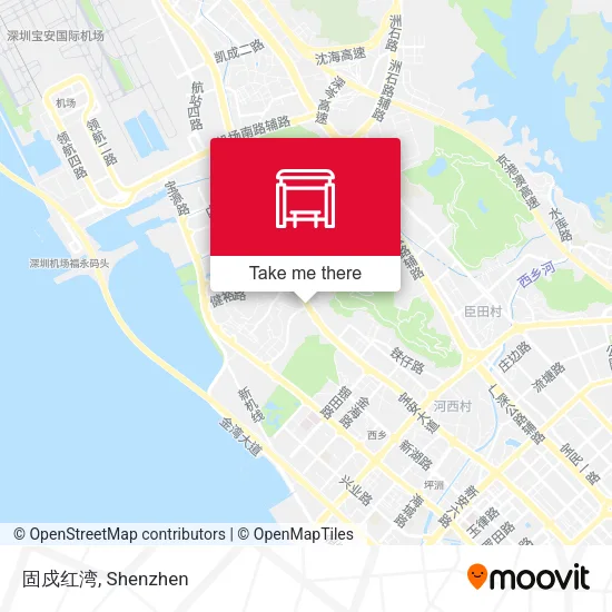 固戍红湾 map