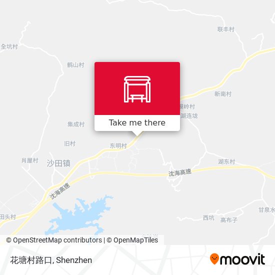 花塘村路口 map