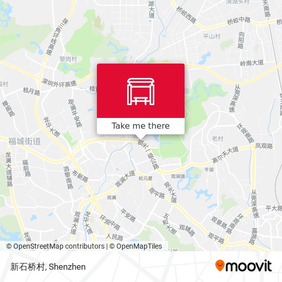 新石桥村 map