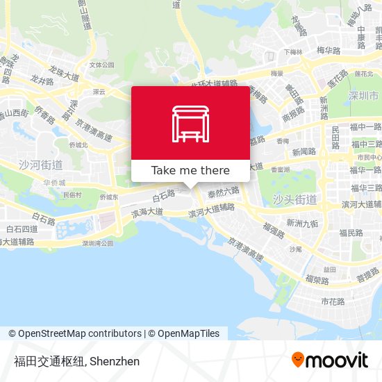 福田交通枢纽 map