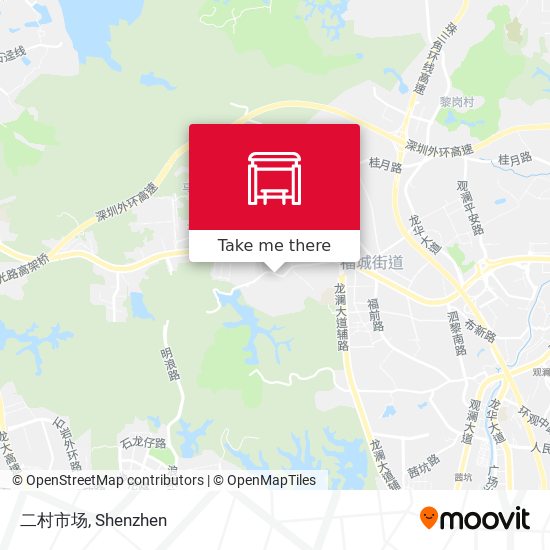二村市场 map