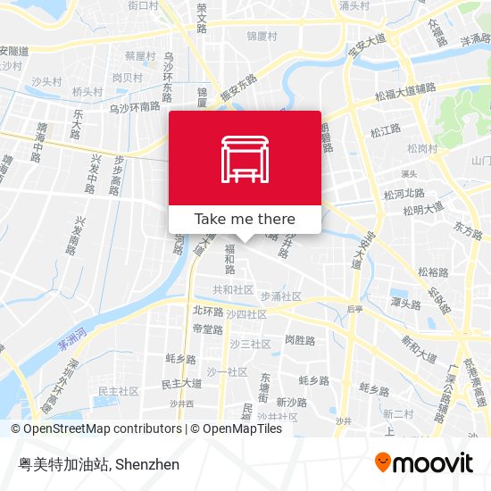 粤美特加油站 map