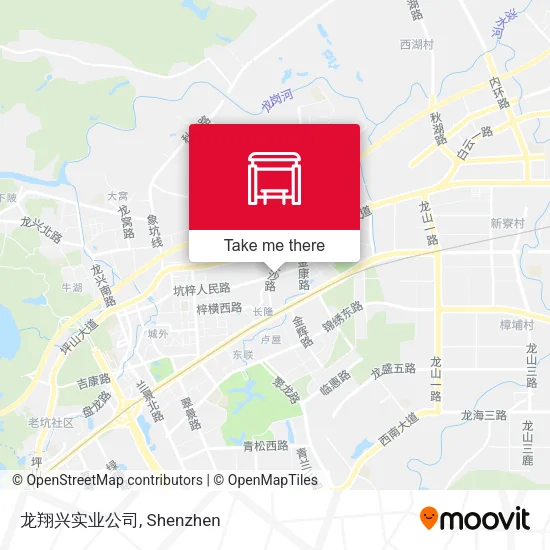 龙翔兴实业公司 map