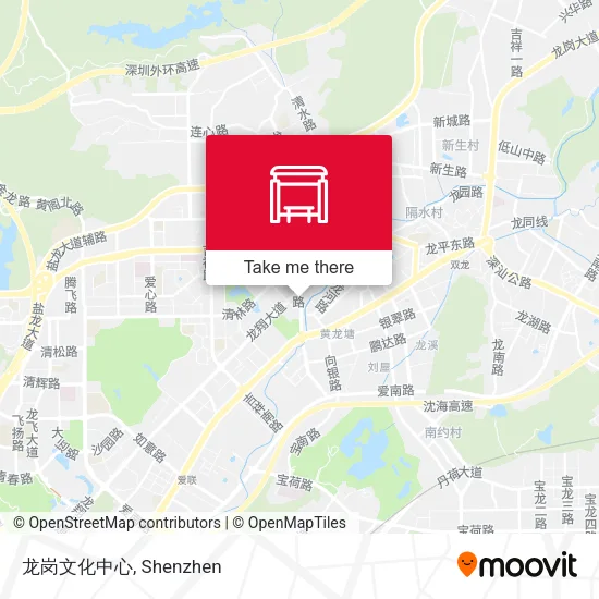龙岗文化中心 map