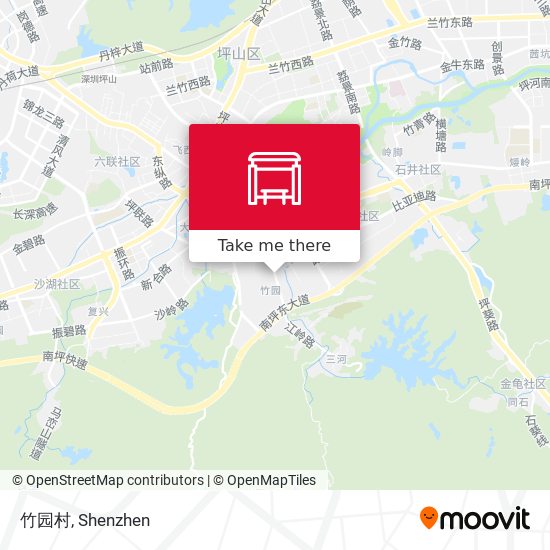 竹园村 map
