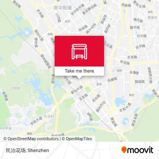 民治花场 map
