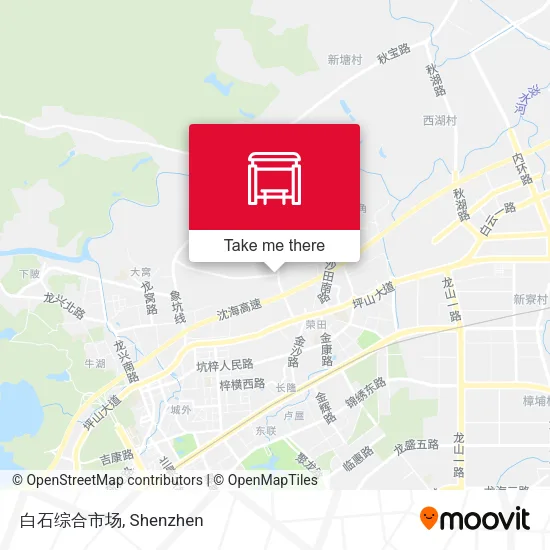 白石综合市场 map