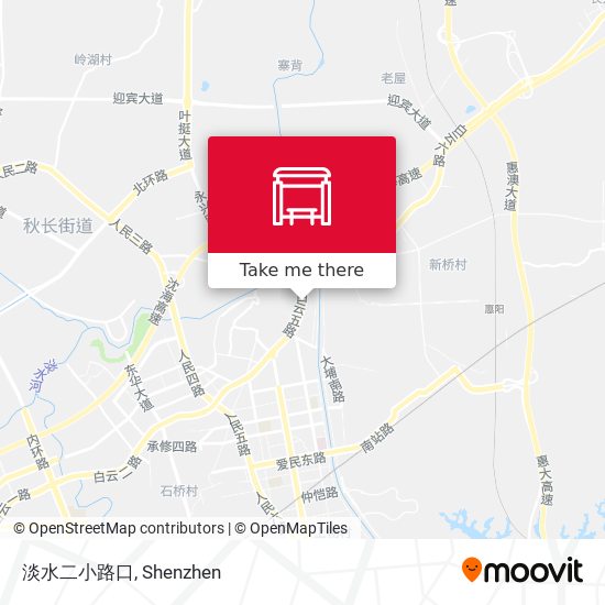 淡水二小路口 map