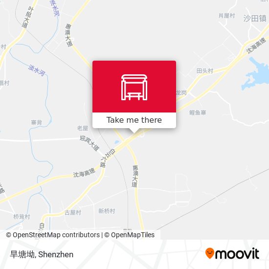 旱塘坳 map
