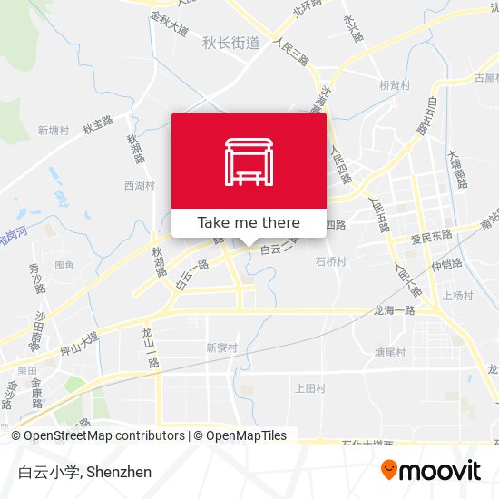 白云小学 map