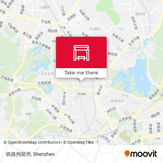 铁路拘留所 map