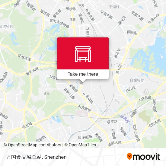 万国食品城总站 map