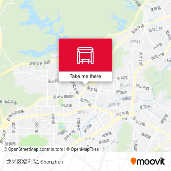 龙岗区福利院 map