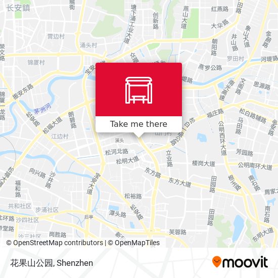 花果山公园 map