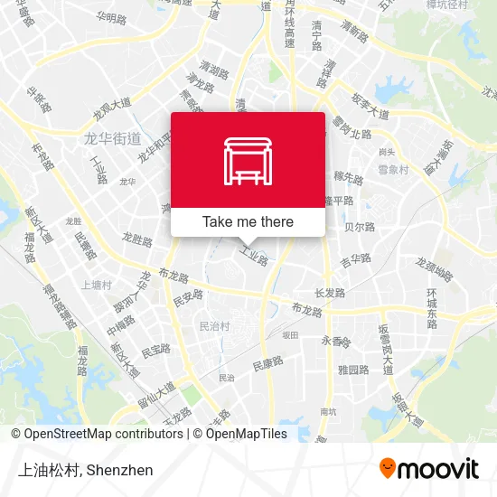 上油松村 map