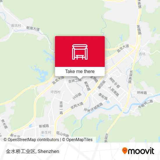 金水桥工业区 map