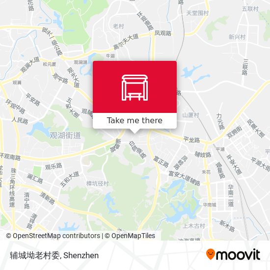 辅城坳老村委 map