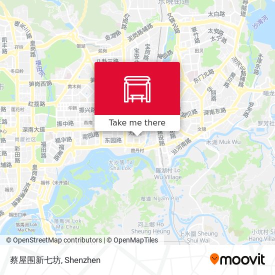 蔡屋围新七坊 map