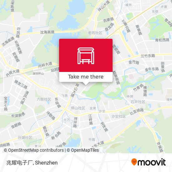 兆耀电子厂 map