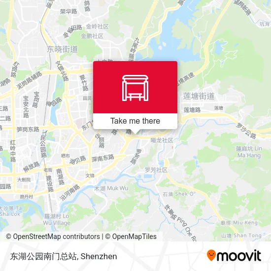 东湖公园南门总站 map