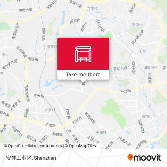 安佳工业区 map