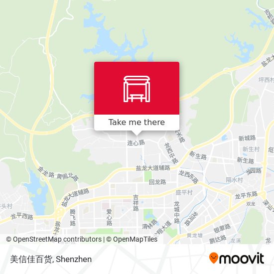 美信佳百货 map