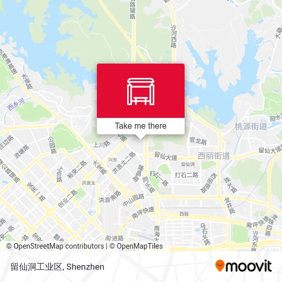 留仙洞工业区 map