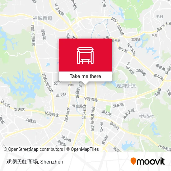 观澜天虹商场 map