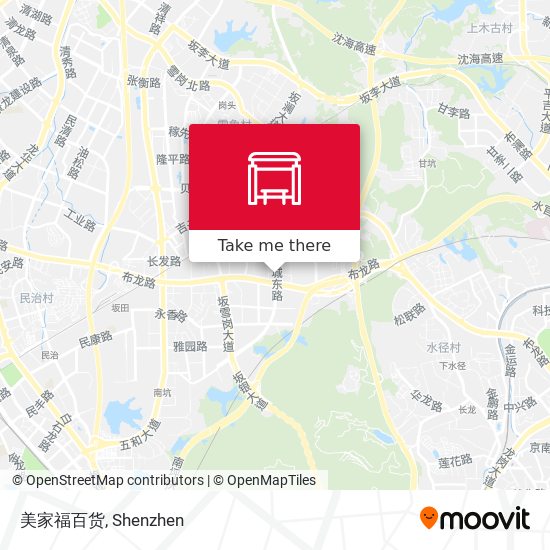 美家福百货 map