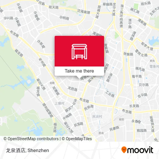 龙泉酒店 map