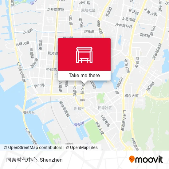 同泰时代中心 map