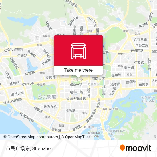市民广场东 map