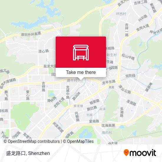 盛龙路口 map