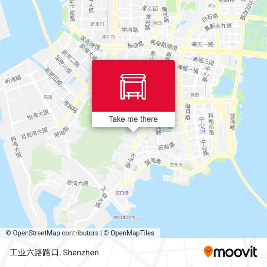 工业六路路口 map