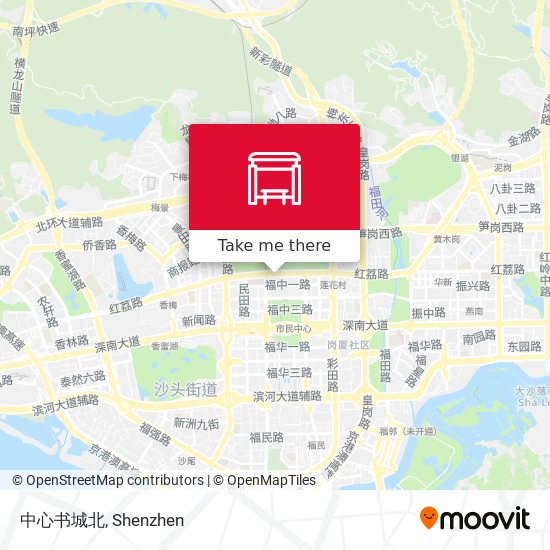 中心书城北 map