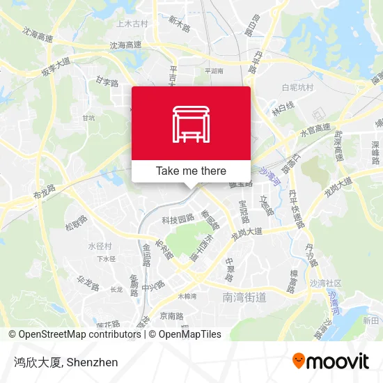 鸿欣大厦 map