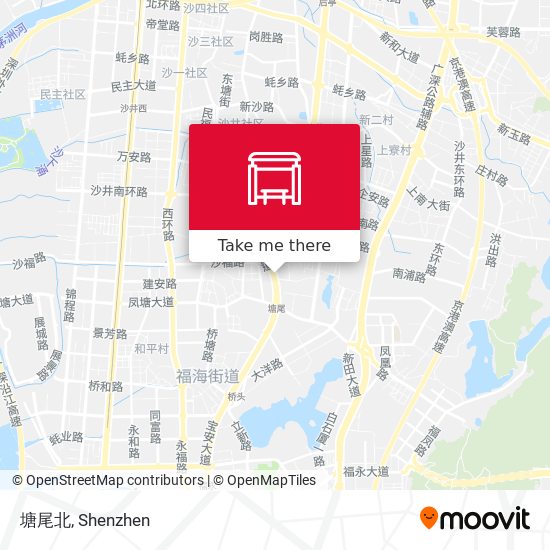 塘尾北 map