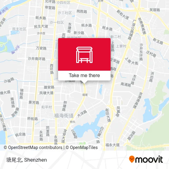 塘尾北 map