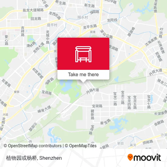 植物园或杨桥 map