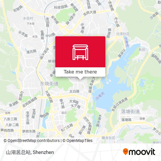 山湖居总站 map