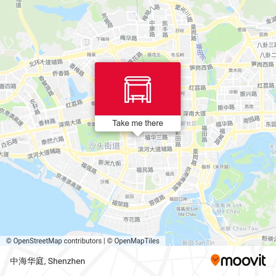 中海华庭 map