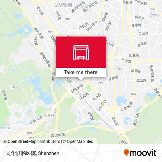 龙华肛肠医院 map