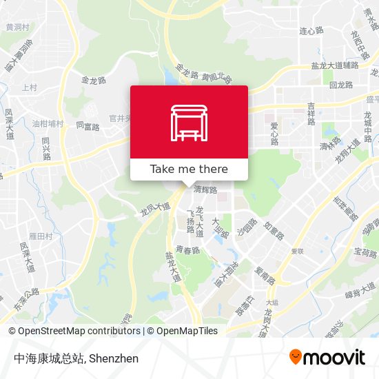 中海康城总站 map