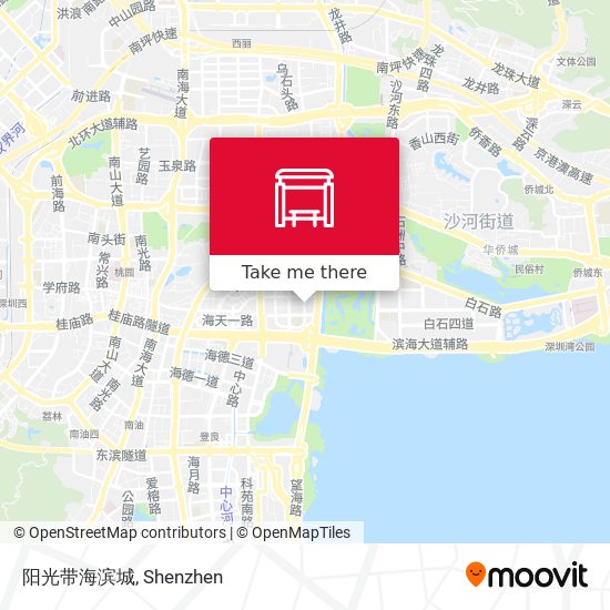阳光带海滨城 map