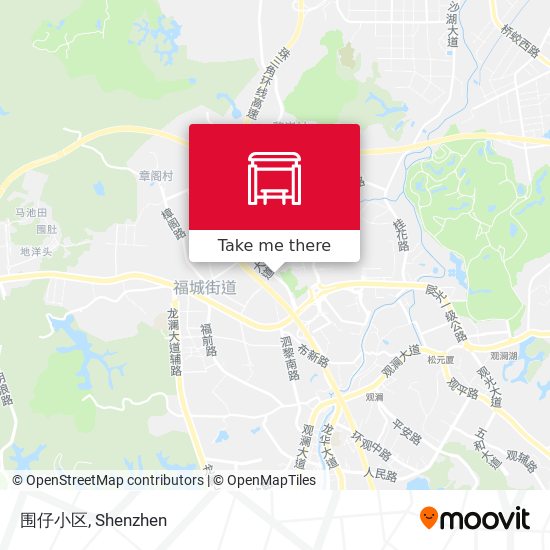 围仔小区 map