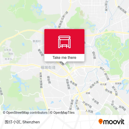 围仔小区 map