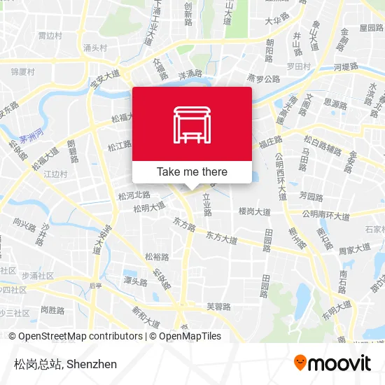 松岗总站 map